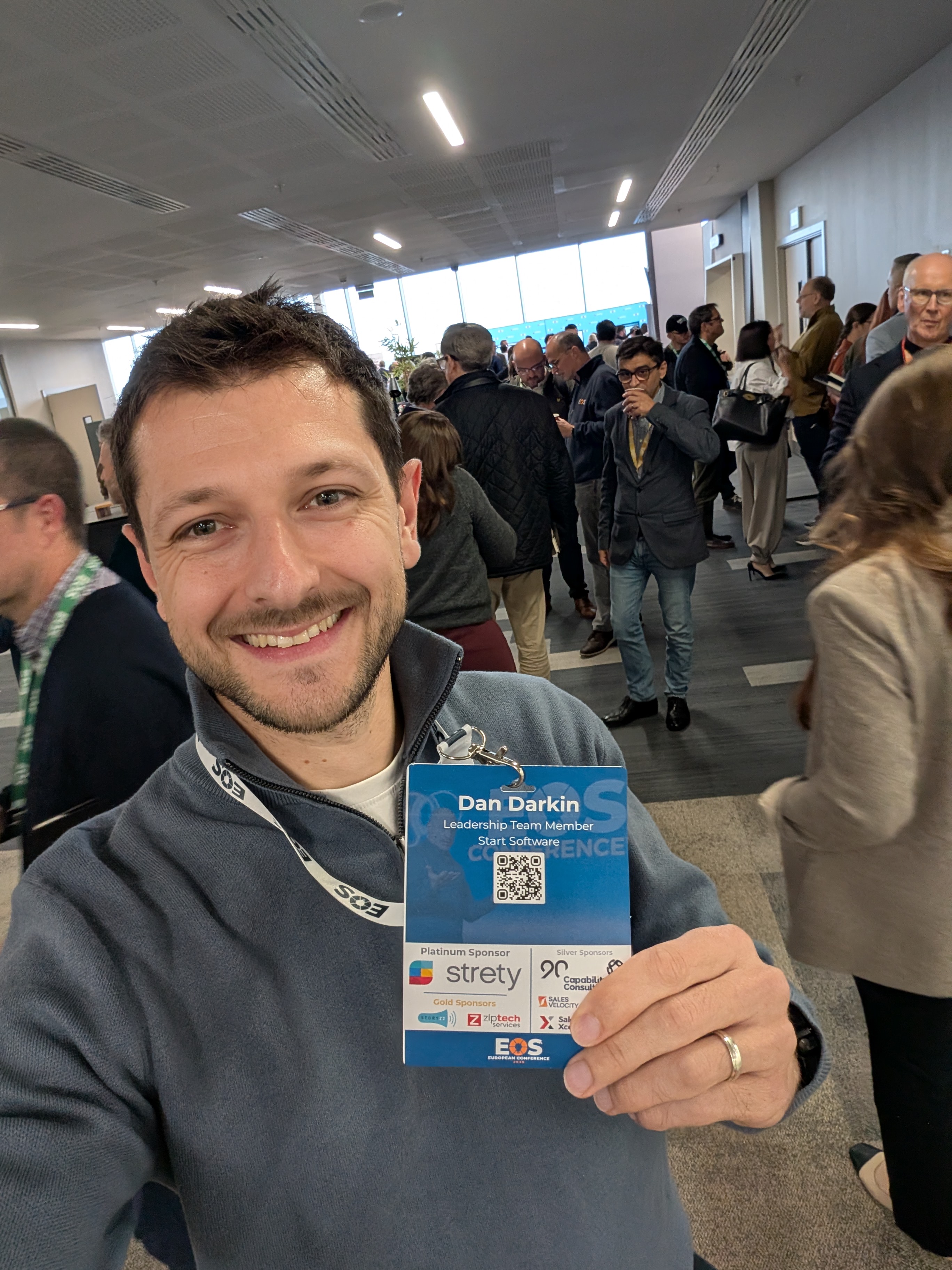 Dan enjoying the EOS conference